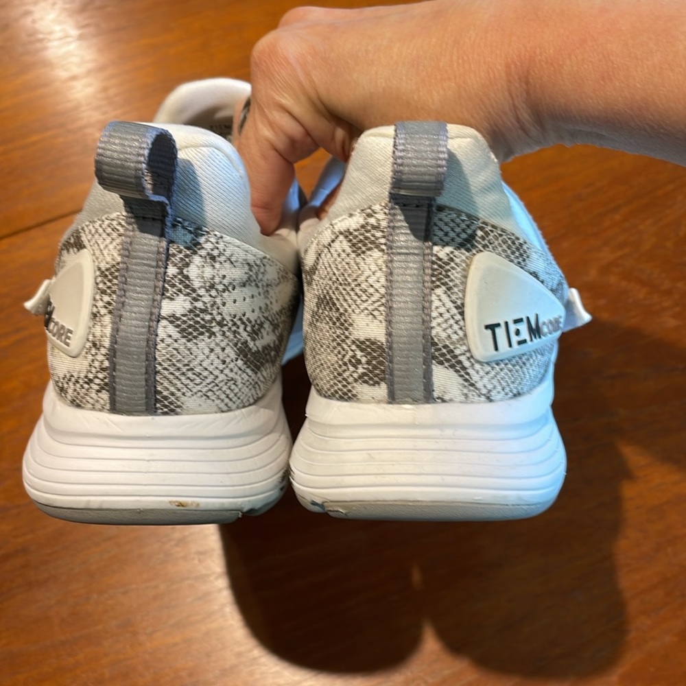 TIEM white Latus Do-It-All Trainer sneakers - Ivory Snake - size 9.5 - Picture 6 of 12